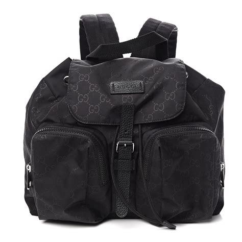 gucci backpack nylon|black Gucci backpack women's.